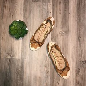 ‼️Sam Edelman Felecia Wht Cow Print- SZ   6.5‼️